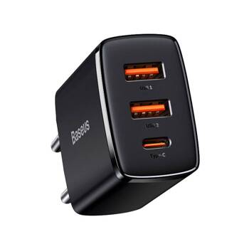 Baseus Compact: Fast Charger with Three Ports