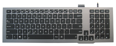 Replacement laptop keyboard ASUS G75 G75V G75VW G75VX