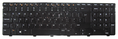 Replacement laptop keyboard DELL 3750 17R N7110 7720 L702X (BIG ENTER, BACKLIT)