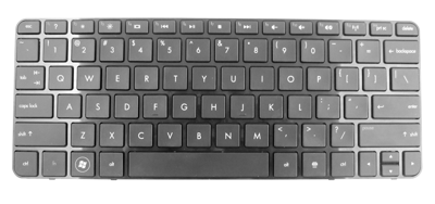 Replacement laptop keyboard HP COMPAQ Mini 210-1000 (WITH FRAME)