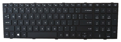 Replacement laptop keyboard HP COMPAQ Probook 4540S 4740S (BLACK WITH FRAME)