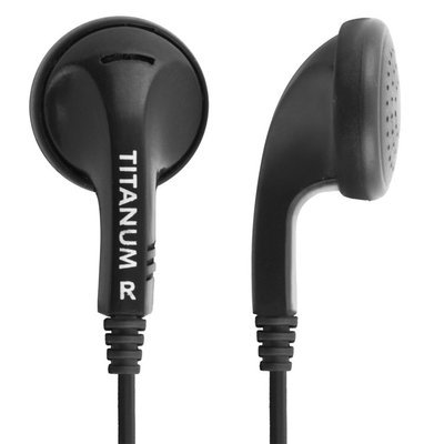 TITANUM STEREO EARPHONES TH108K BLACK