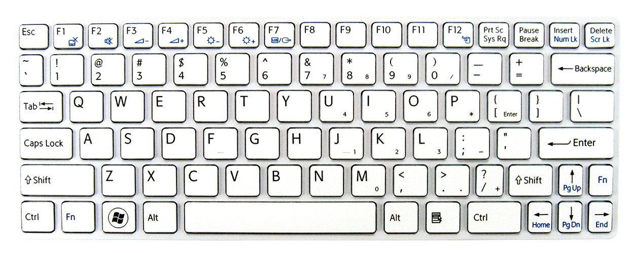 s 5 tkeyboard letters small