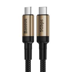 Baseus Cafule Cable Nylon Braided Wire USB-C PD PD3.1 60W 20V/3A QC3.0 1M gold (CATKLF-RV1)