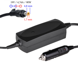 Car notebook power supply Akyga AK-ND-35 19V / 4.74A 90W 4.8 x 1.7 mm HP 1.2m