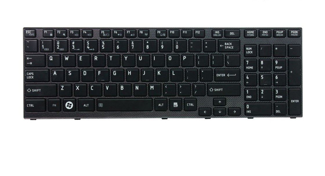 Replacement laptop keyboard TOSHIBA Satellite A660 A665