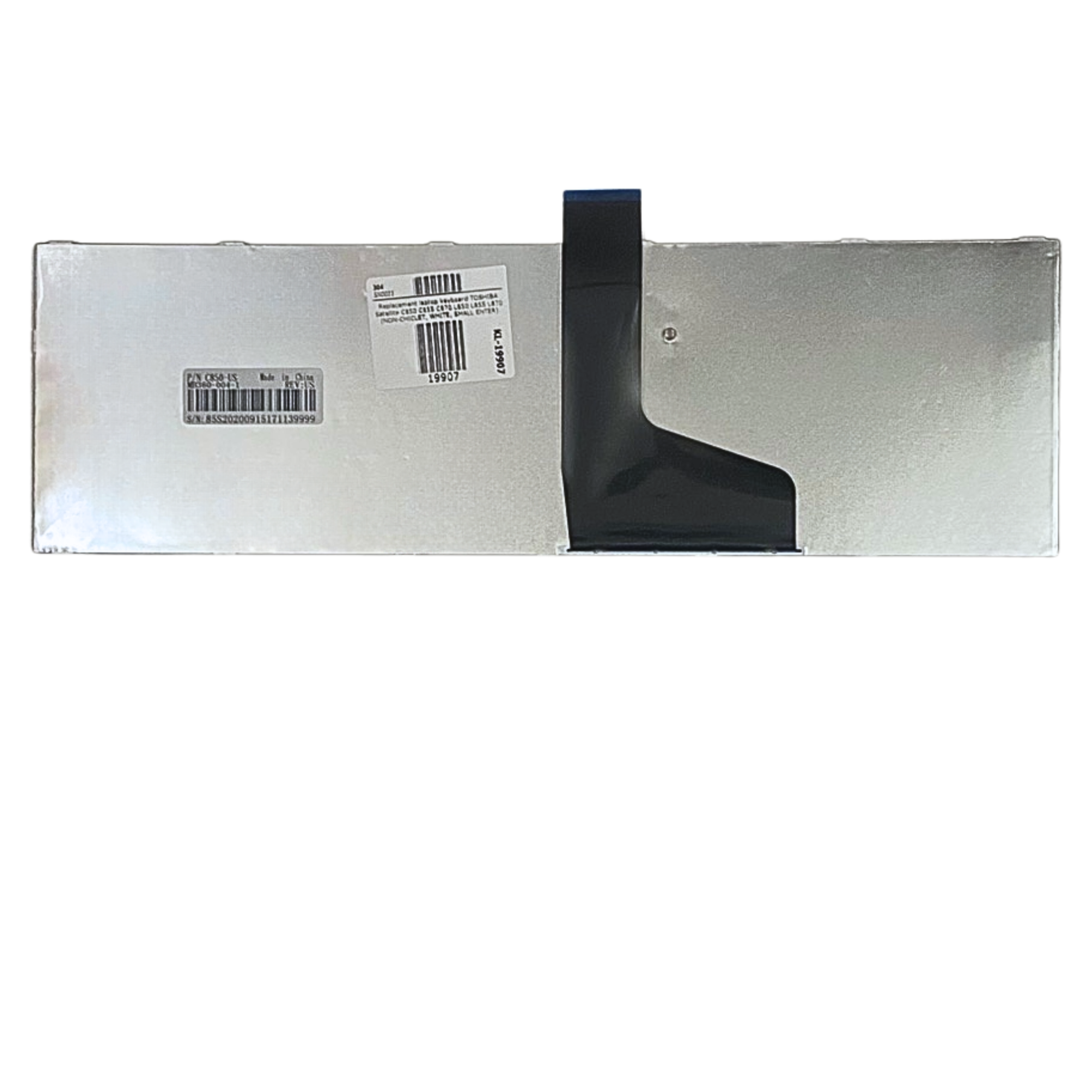 Replacement laptop keyboard TOSHIBA Satellite C850 C855 C870 L850 L855 L870 (NON-CHICLET, WHITE, SMALL ENTER)