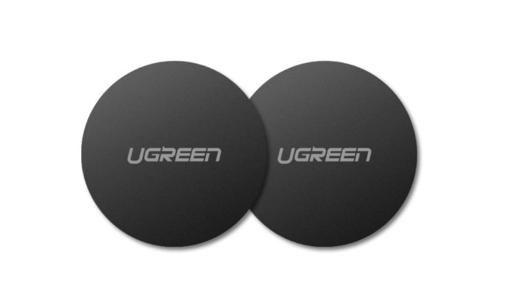 Ugreen 2x Metal Plates for Magnetic Phone Holders Black (30836)