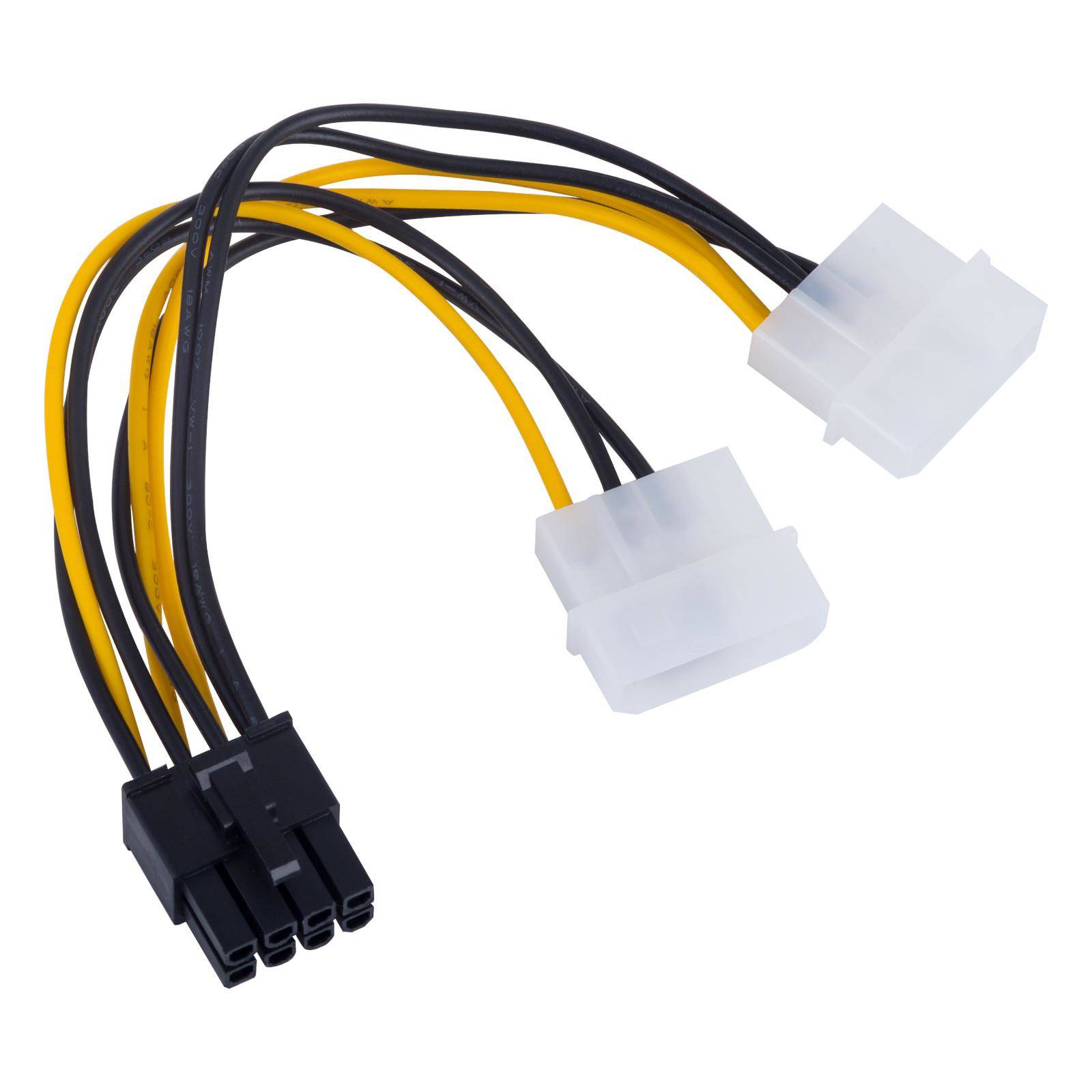 Adapter 2x Molex / PCI-Express 8-pin Akyga AK-CA-29