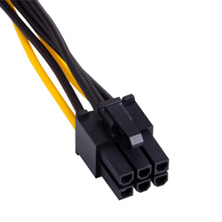 Adapter z kablem Akyga AK-CA-30 SATA (m) / PCI-E 6 pin (f) 15cm