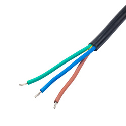 Power Cable with Open Tin Akyga AK-OT-02A CCA IEC C13 1.5 m