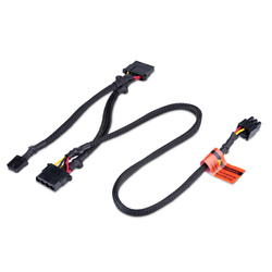 Adapter z kablem do zasilaczy modularnych Akyga AK-SC-27 Molex (f) / Molex (f) / mini Molex (f)