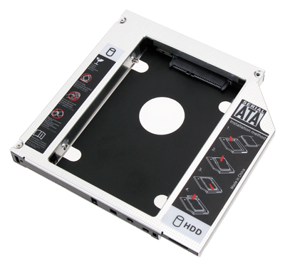 Hard disk frame Akyga AK-CA-56 HDD 2.5" in place of DVD Slim 13mm