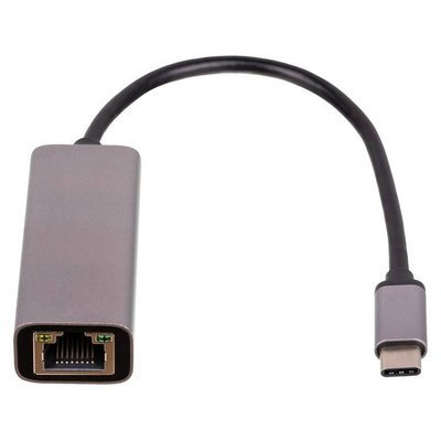 Adapter with cable Akyga AK-AD-65 network card USB type C (m) / RJ45 (f) 10/100/1000 ver. 3.0 15cm