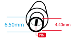 Zasilacz do notebooka Akyga AK-ND-19 19.5V / 3.9A 75W 6.5 x 4.4 mm + pin SONY 1.2m