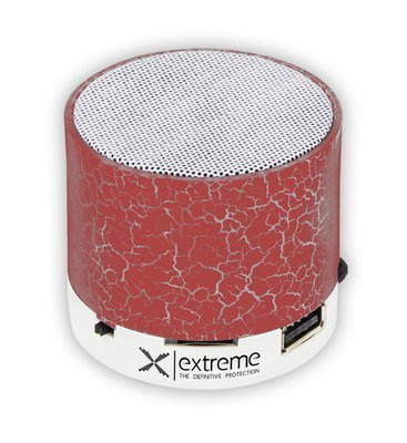 EXTREME BLUETOOTH SPEAKER FM RADIO FLASH RED