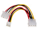 Adapter z kablem Akyga AK-CA-14 Molex (m) / Molex (f) / mini Molex (f) 2x 15cm