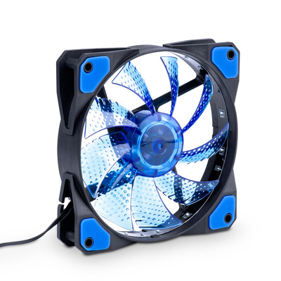 System fan Akyga AW-12C-BL 120mm 15 LED blue Molex / 3-pin