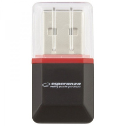 ESPERANZA MICRO SD USB 2.0 CARD READER BLACK