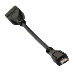 Adapter z kablem Akyga AK-AD-09 micro USB B (m) / USB A (f) OTG 15cm