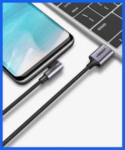 Ugreen USB - USB Type C angled cable 2m 3A gray (50942)