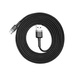 Baseus Cafule Cable Durable Nylon Braided Wire USB / USB-C QC3.0 2A 2M black-grey (CATKLF-CG1)