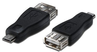 Adapter Akyga AK-AD-08 USB A (f) / micro USB B (m) OTG