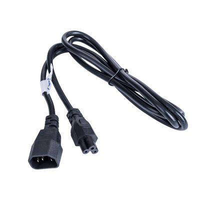 Power Cable for Notebook Akyga AK-NB-09A Clover CCA IEC C5 / C14 1.5 m