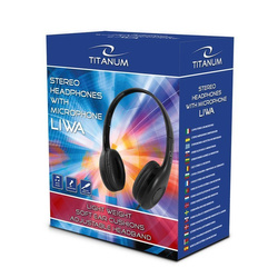 TITANUM STEREO HEADPHONES WITH MICROPHONE LIWA