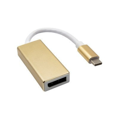 Konwerter adapter z kablem Akyga AK-AD-56 USB type C (m) / DisplayPort (f) 15cm