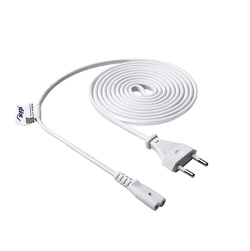 Power Cable for Notebook Akyga AK-RD-06A Eight CCA CEE 7/16 / IEC C7 1.5 m white