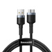 Baseus Cafule durable nylon cable USB 3.0 / micro USB SuperSpeed cable 2 A 1 m gray (CADKLF-D0G)