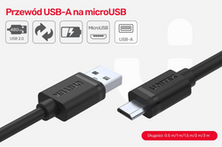 Unitek Mobile microUSB-USB 2.0 2M cable