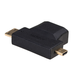 Adapter Akyga AK-AD-23 HDMI (f) / mini HDMI (m) / micro HDMI (m)