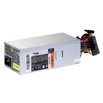 Power Supply TFX 300W Akyga AK-T1-300 P4 3x SATA Molex APFC FAN 8cm