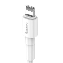 Baseus Superior kabel USB - Lightning 2,4A 1 m Biały (CALYS-A02)