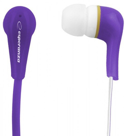 ESPERANZA STEREO EARPHONES LOLLIPOP VIOLET