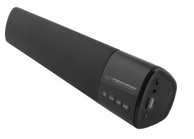 ESPERANZA Głośnik Bluetooth Soundbar z radiem FM COURANTE EP149