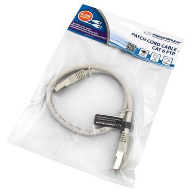 ESPERANZA KABEL FTP CAT 6 PATCHCORD 0.5M SZARY