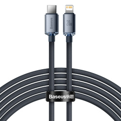 Baseus Crystal Shine Series: USB Type C to Lightning Cable 20W, 2m