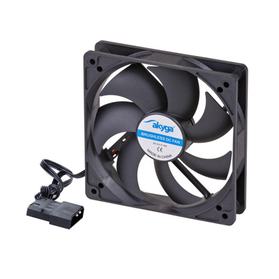 System fan Akyga AW-12A-BK 120mm black Molex