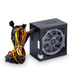 Zasilacz ATX 650W Akyga AK-P3-650 P4+4 PCI-E 6 pin 6+2 pin 5x SATA Molex PPFC RGB FAN 12cm