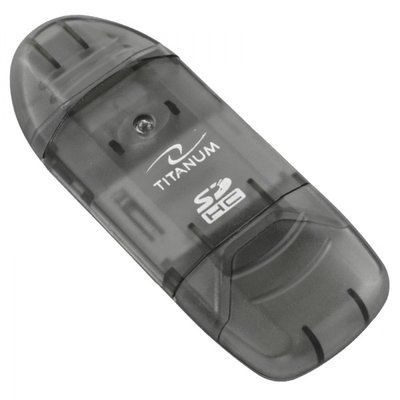 TITANUM TA101K SDHC USB 2.0 CARD READER BLACK