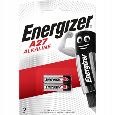 2x Bateria do pilota samochodowego, bramy garażowej ENERGIZER A27 12V