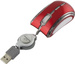 ESPERANZA CELANEO 3D WIRED OPTICAL MOUSE USB WITH RETRACTABLE CABLE RED