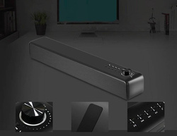 WK Design bezprzewodowy głośnik Bluetooth 5.0 mini Soundbar AUX USB czytnik kart micro SD czarny (ST550 black)