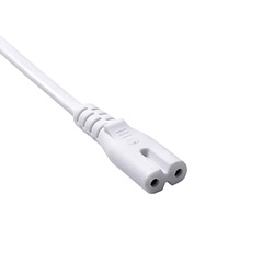 Power Cable for Notebook Akyga AK-RD-06A Eight CCA CEE 7/16 / IEC C7 1.5 m white