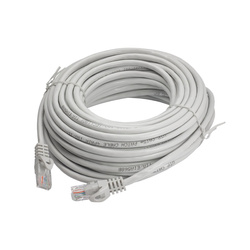 Kabel Akyga AK-UTP-150G U/UTP Cat.5e RJ45 Patch Cord 15m szary