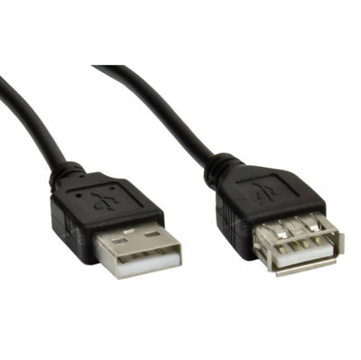 Kabel USB Akyga AK-USB-07 przedłużacz USB A (m) / USB A (f) ver. 2.0 1.8m