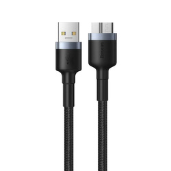 Baseus Cafule durable nylon cable USB 3.0 / micro USB SuperSpeed cable 2 A 1 m gray (CADKLF-D0G)